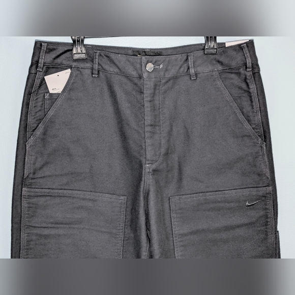 Nike Life Mens Chamois Double Knee Work Pants Black Size 34 New NWT $155 - Picture 3 of 16